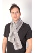 Sapphire mink fur scarf for men